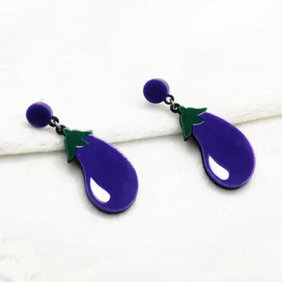 Acrylic Fruit Statement Earrings - Picture 5 of 8